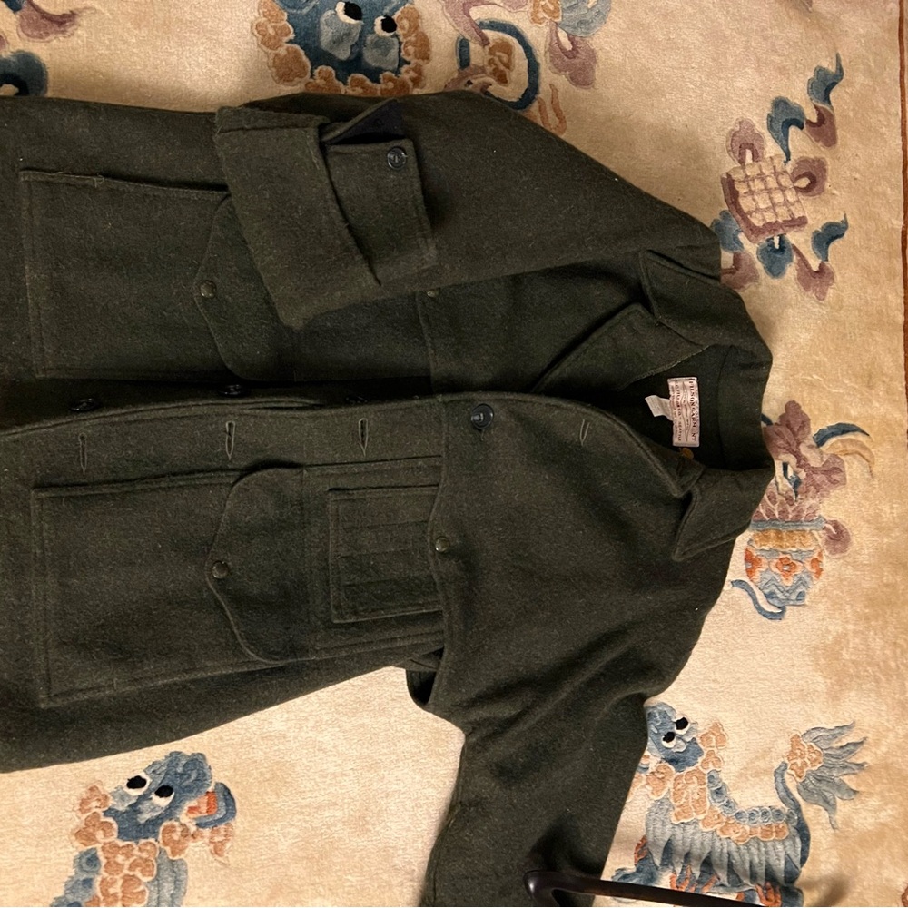 Filson Dark Green Wool Hunting Suit